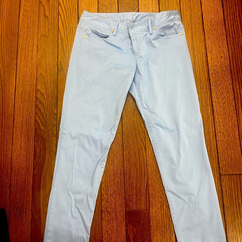 SZ 10 LILLY PULITZER LIGHT BLUE PANTS